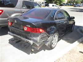 2004 ACURA TSX, 2.4L 5SPEED, COLOR BLACK, STK A15232